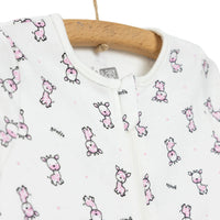 HelloBaby Newborn Baby Girl Footed Jumpsuit - Pink - Miu Mau Collectibles