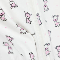 HelloBaby Newborn Baby Girl Footed Jumpsuit - Pink - Miu Mau Collectibles