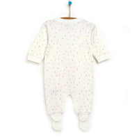 HelloBaby Newborn Baby Girl Footed Jumpsuit - White - Miu Mau Baby & Kids Store