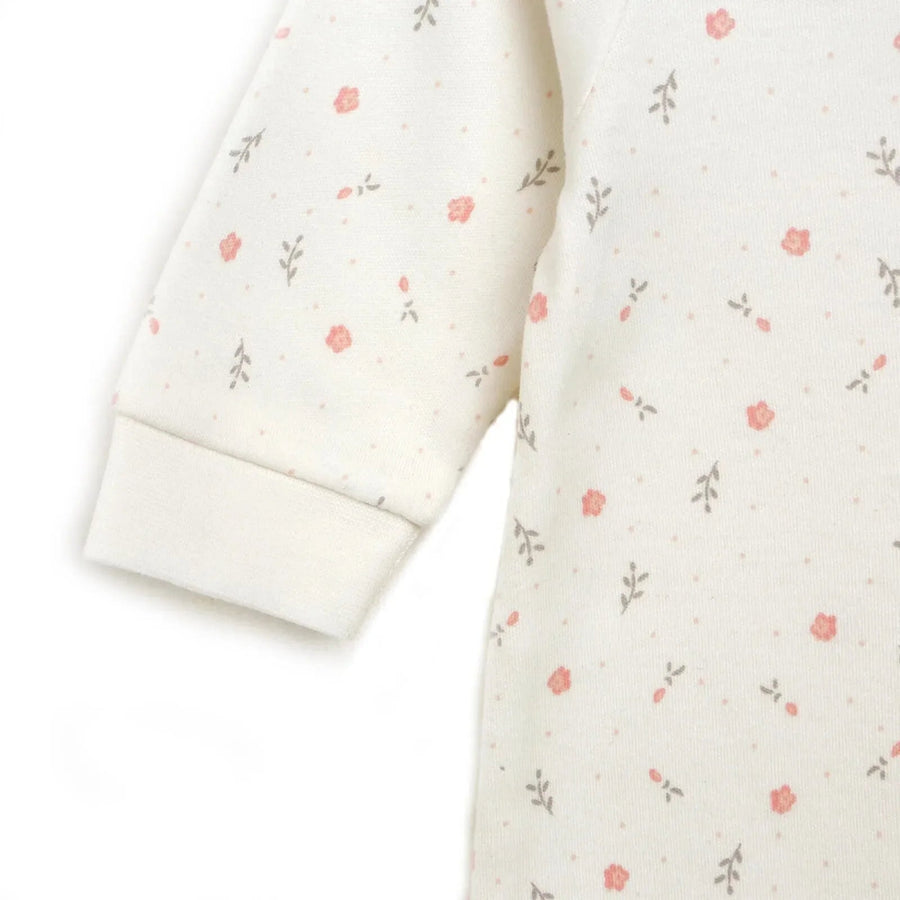 HelloBaby Newborn Baby Girl Footed Jumpsuit - White - Miu Mau Baby & Kids Store