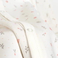 HelloBaby Newborn Baby Girl Footed Jumpsuit - White - Miu Mau Baby & Kids Store