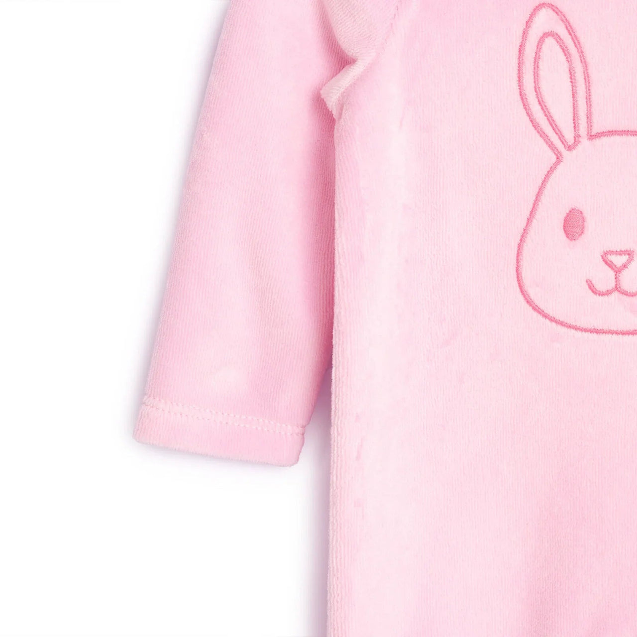 HelloBaby Newborn Baby Girl Velvet Footed Jumpsuit - Pink - Miu Mau Collectibles