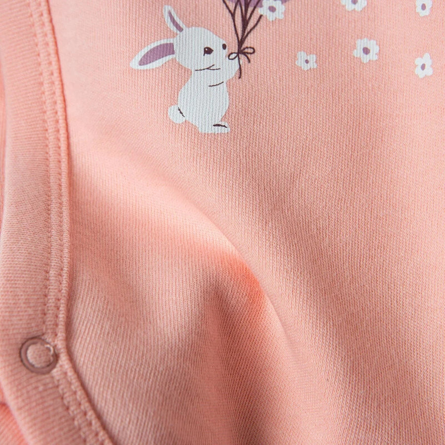 HelloBaby Newborn Body - Footed Bottom - Pink - Miu Mau Collectibles