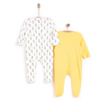 HelloBaby Newborn Boy Footed Jumpsuit - Yellow - Miu Mau Collectibles