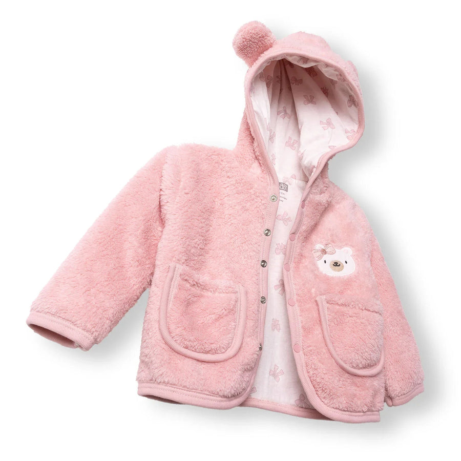 HelloBaby Newborn Cardigan - Pink - Miu Mau Collectibles