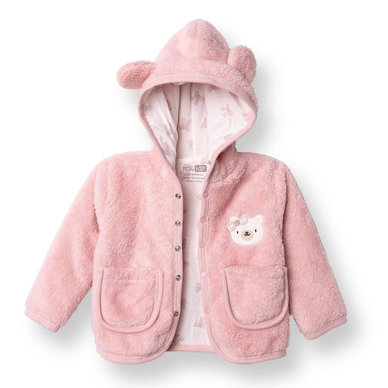 HelloBaby Newborn Cardigan - Pink - Miu Mau Collectibles