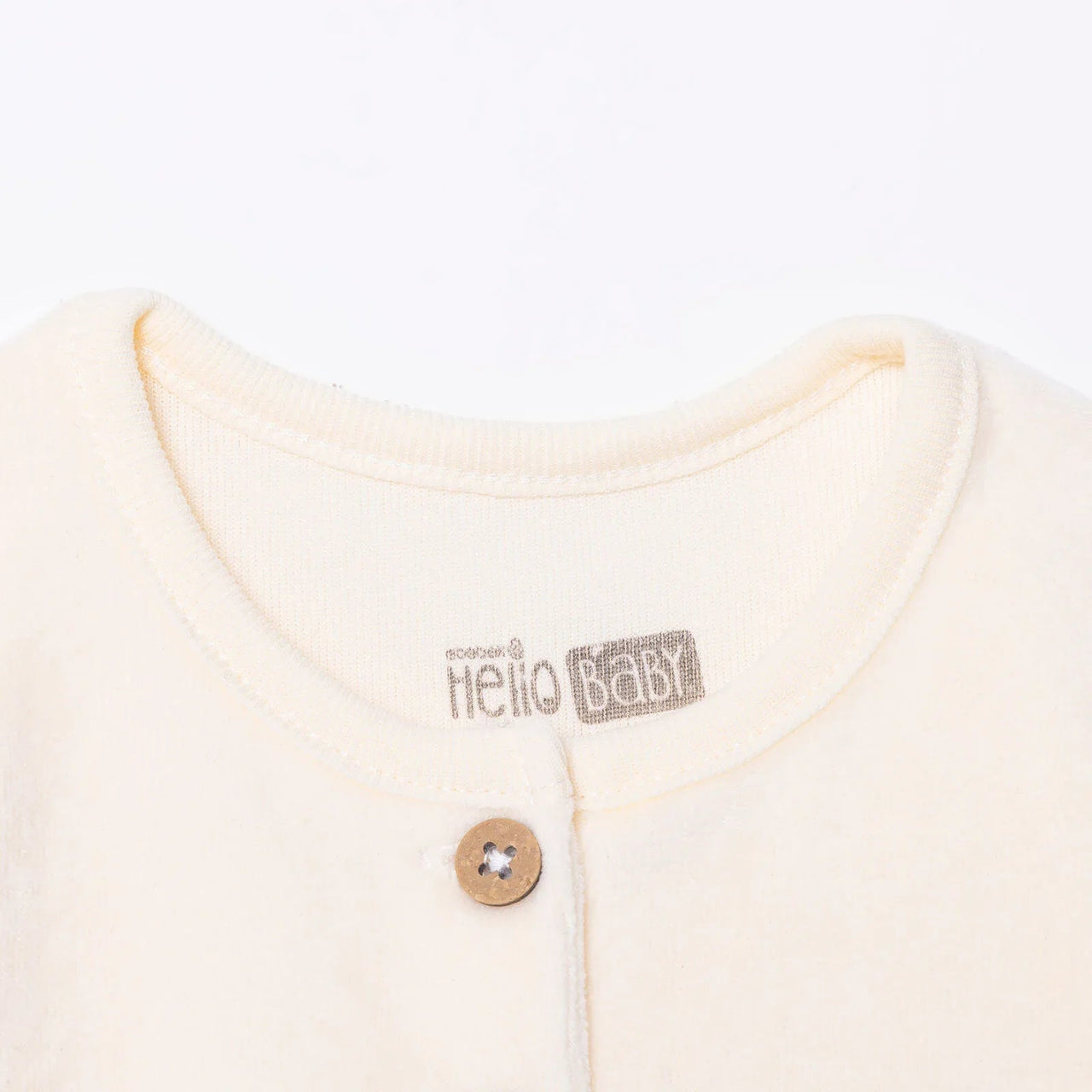 HelloBaby Newborn Dress - Ecru - Miu Mau Collectibles