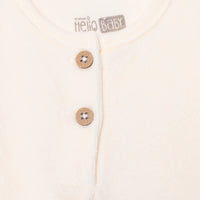 HelloBaby Newborn Dress - Ecru - Miu Mau Collectibles