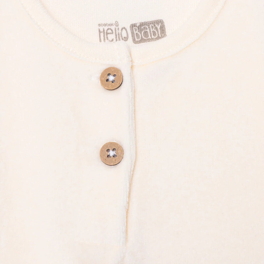 HelloBaby Newborn Dress - Ecru - Miu Mau Collectibles