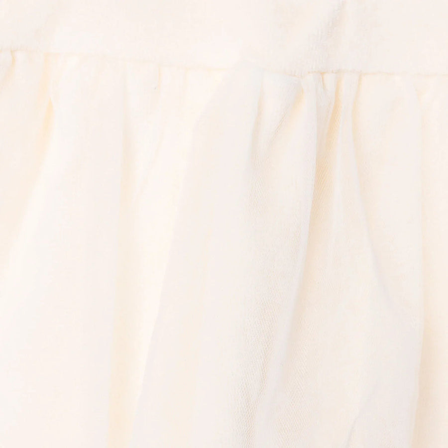 HelloBaby Newborn Dress - Ecru - Miu Mau Collectibles