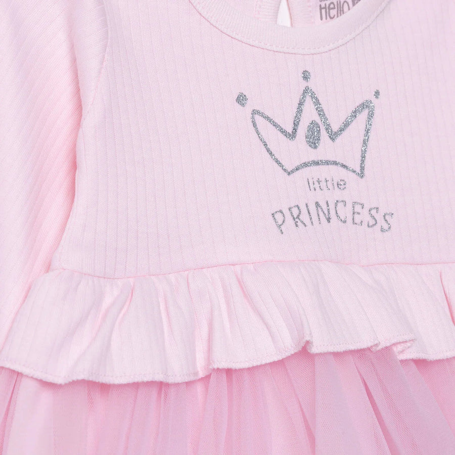 HelloBaby Newborn Dress - Light Pink - Miu Mau Collectibles