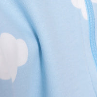 HelloBaby Newborn Footed Jumpsuit - Light Blue - Miu Mau Collectibles