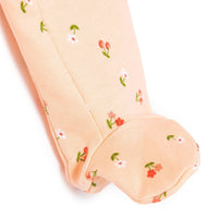 HelloBaby Newborn Footed Jumpsuit - Salmon - Miu Mau Collectibles