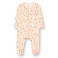 HelloBaby Newborn Footed Jumpsuit - Salmon - Miu Mau Collectibles