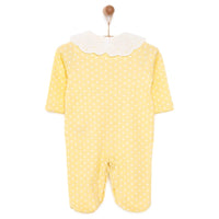HelloBaby Newborn Girl Footed Jumpsuit - Yellow - Miu Mau Baby & Kids Store