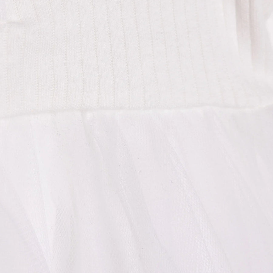 HelloBaby Newborn Girl Tulle Dress - Ecru - Miu Mau Baby & Kids Store