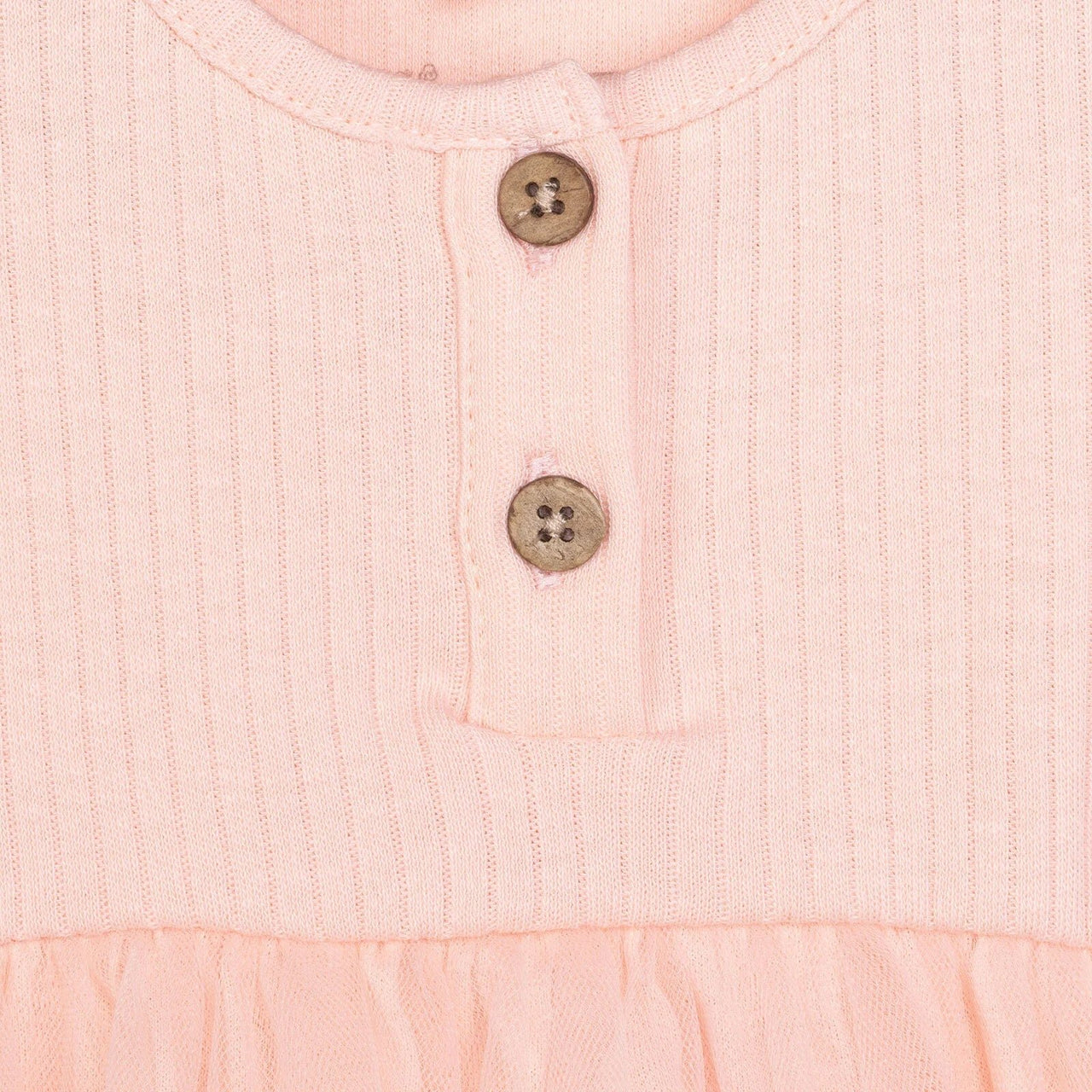 HelloBaby Newborn Girl Tulle Dress - Salmon - Miu Mau Baby & Kids Store