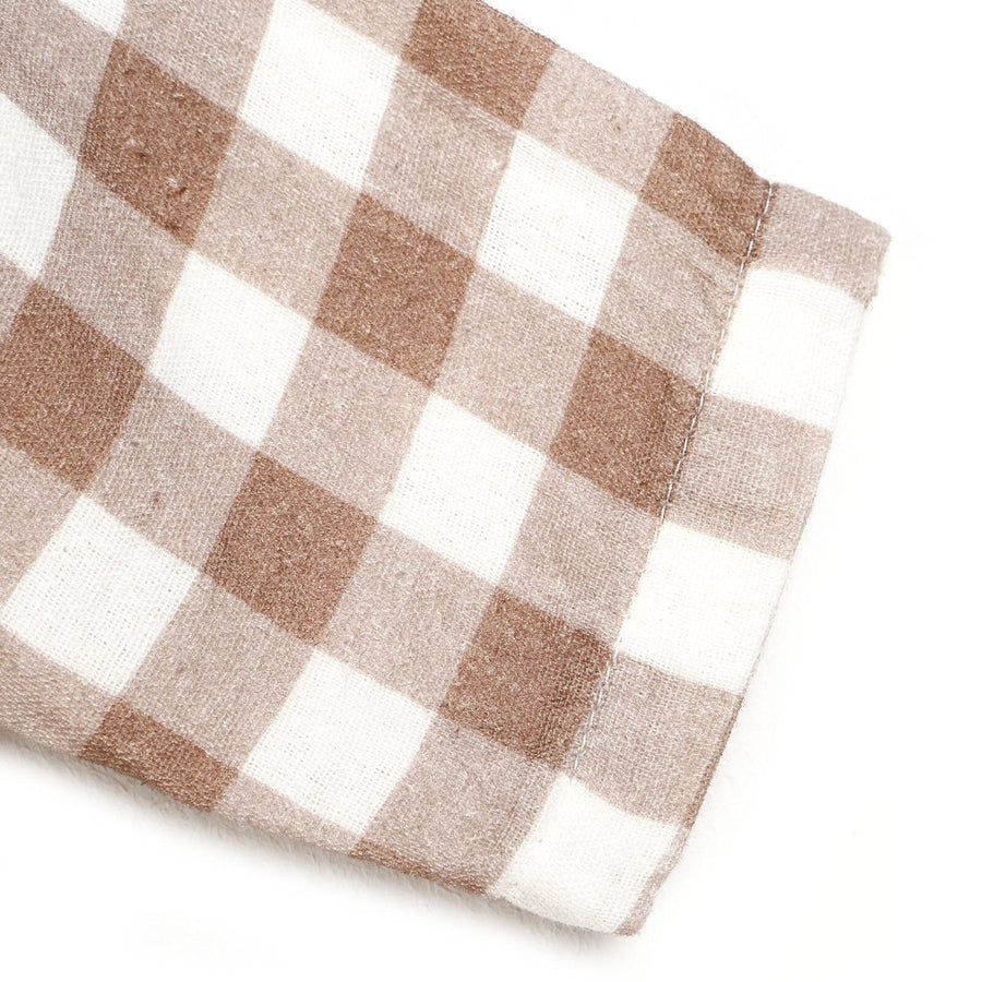 HelloBaby Newborn Muslin Overalls - Sweatshirt - Brown - Miu Mau Collectibles