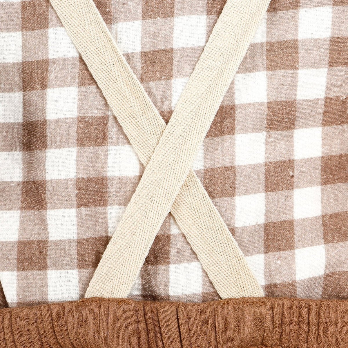 HelloBaby Newborn Muslin Overalls - Sweatshirt - Brown - Miu Mau Collectibles