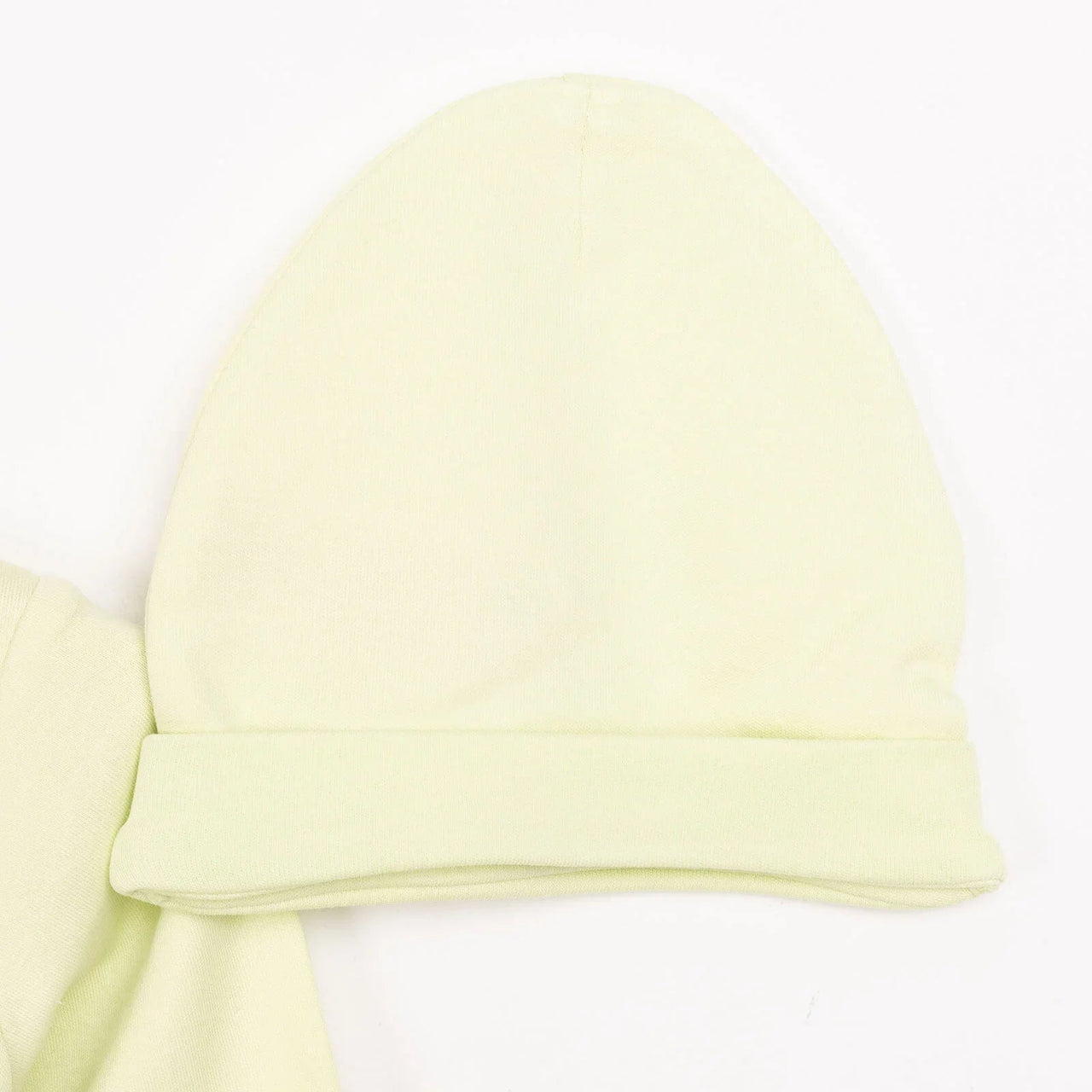HelloBaby Newborn Organic Wrapover Top - Hat - Green - Miu Mau Collectibles