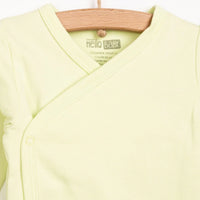 HelloBaby Newborn Organic Wrapover Top - Hat - Green - Miu Mau Collectibles