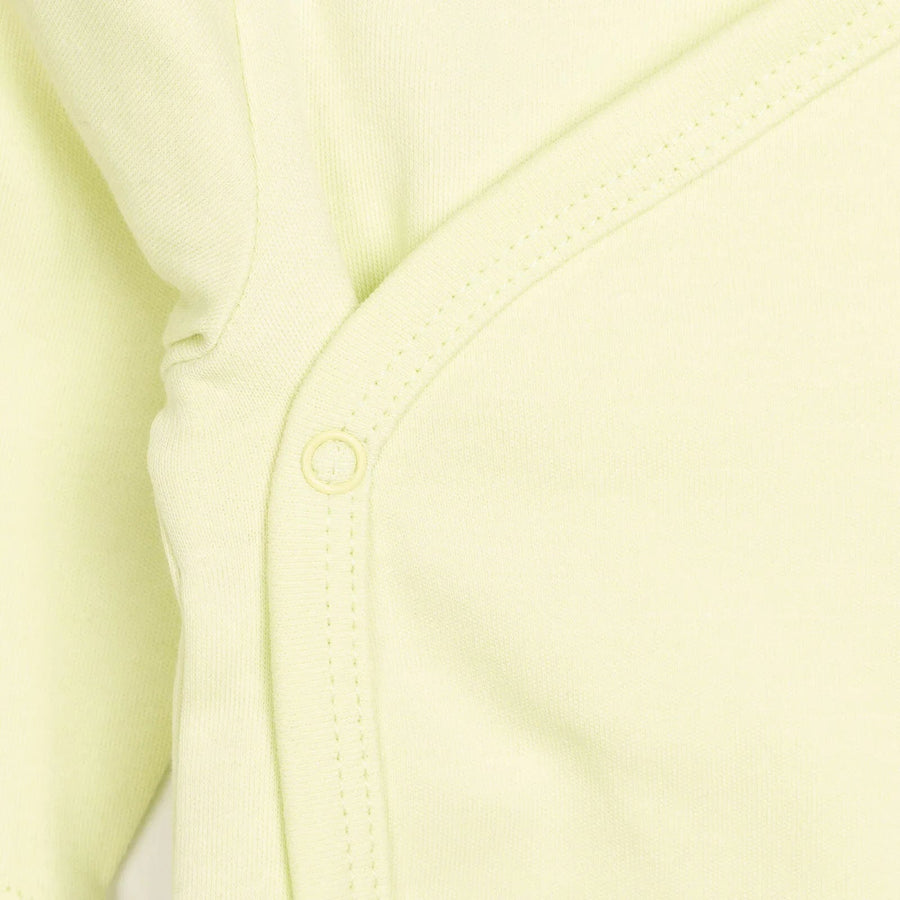 HelloBaby Newborn Organic Wrapover Top - Hat - Green - Miu Mau Collectibles