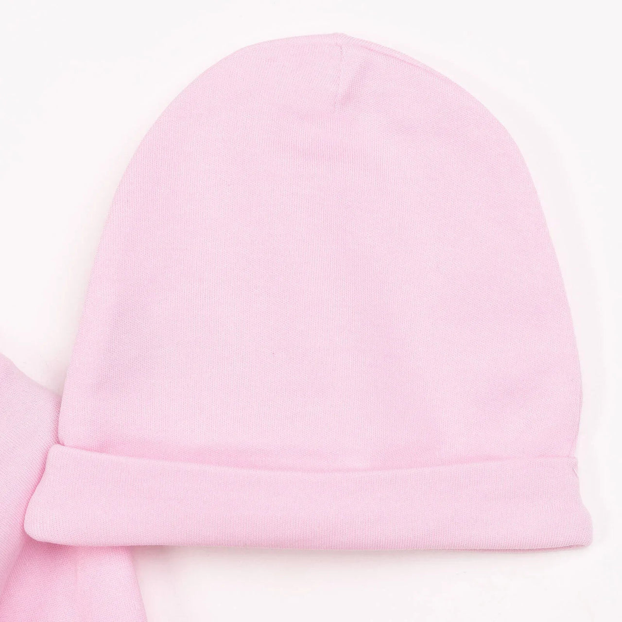 HelloBaby Newborn Organic Wrapover Top - Hat - Pink - Miu Mau Collectibles