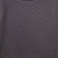 HelloBaby Newborn Quilted Sweatshirt - Footed Bottom - Charcoal - Miu Mau Collectibles