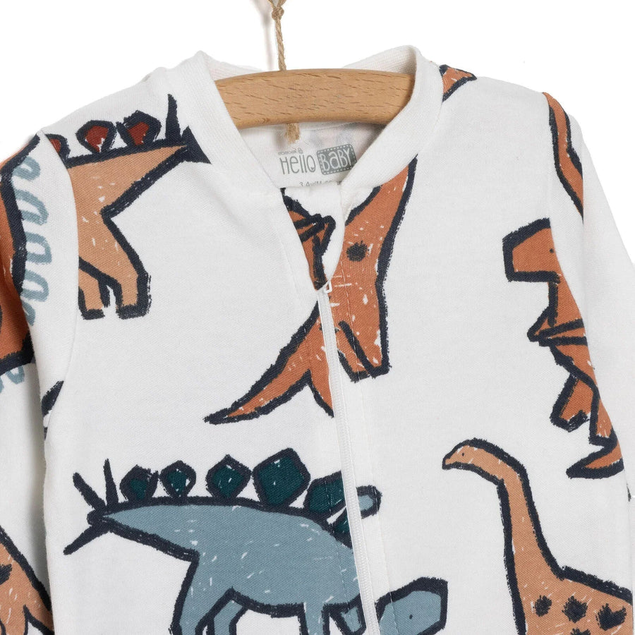 HelloBaby Newborn Unisex Jumpsuit - Ecru - Miu Mau Collectibles