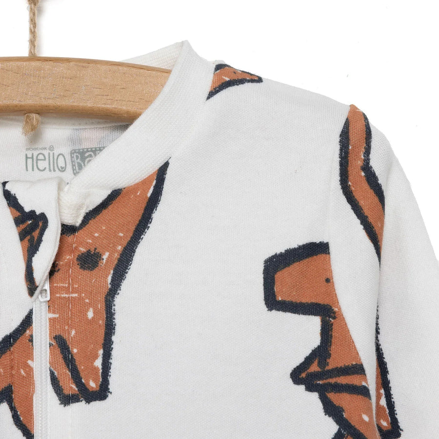 HelloBaby Newborn Unisex Jumpsuit - Ecru - Miu Mau Collectibles