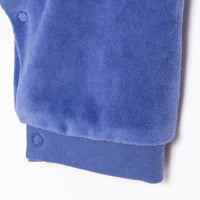 HelloBaby Newborn Velvet Footless Jumpsuit - Indigo - Miu Mau Collectibles
