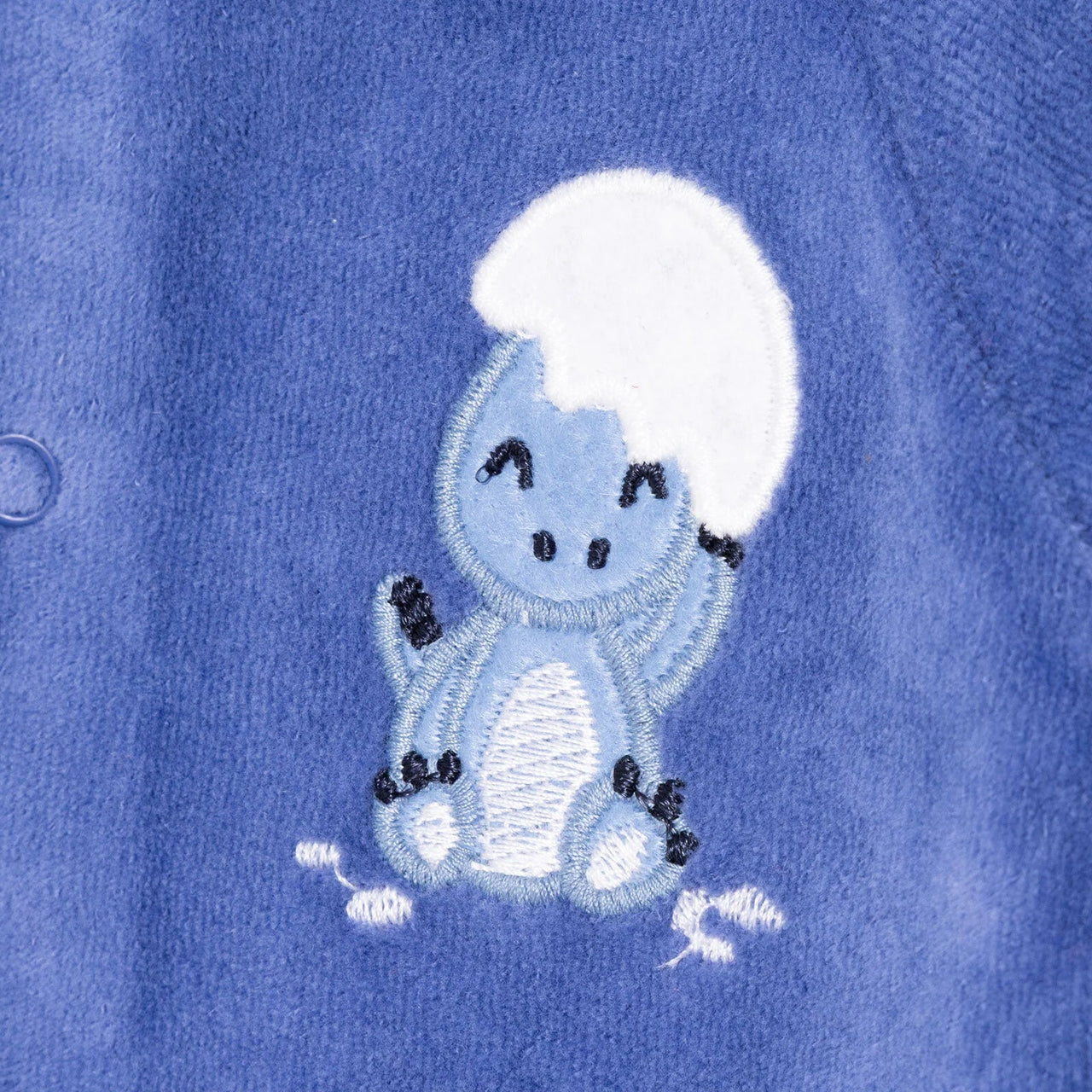 HelloBaby Newborn Velvet Footless Jumpsuit - Indigo - Miu Mau Collectibles