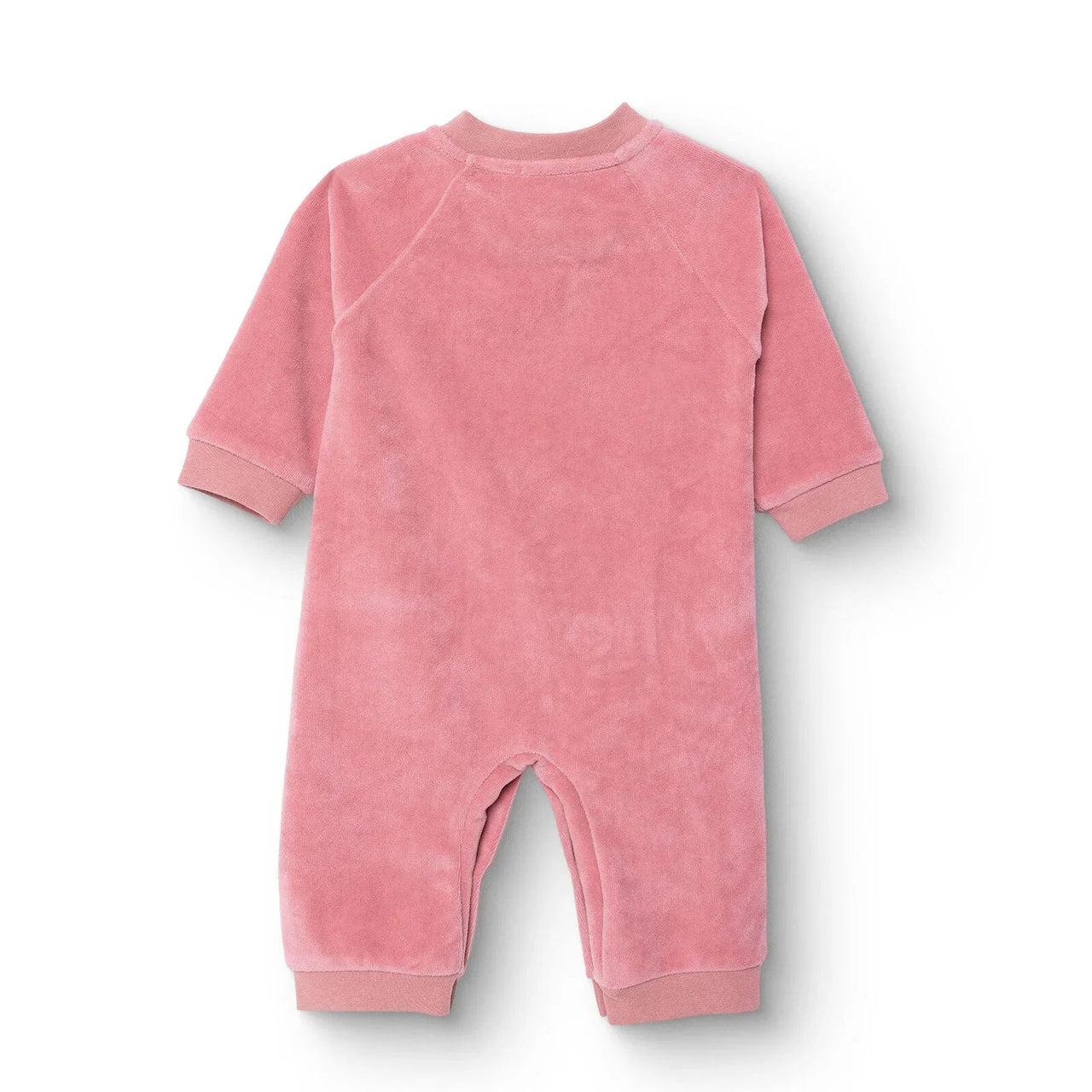 HelloBaby Newborn Velvet Footlesss Jumpsuit - Dark Pink - Miu Mau Collectibles
