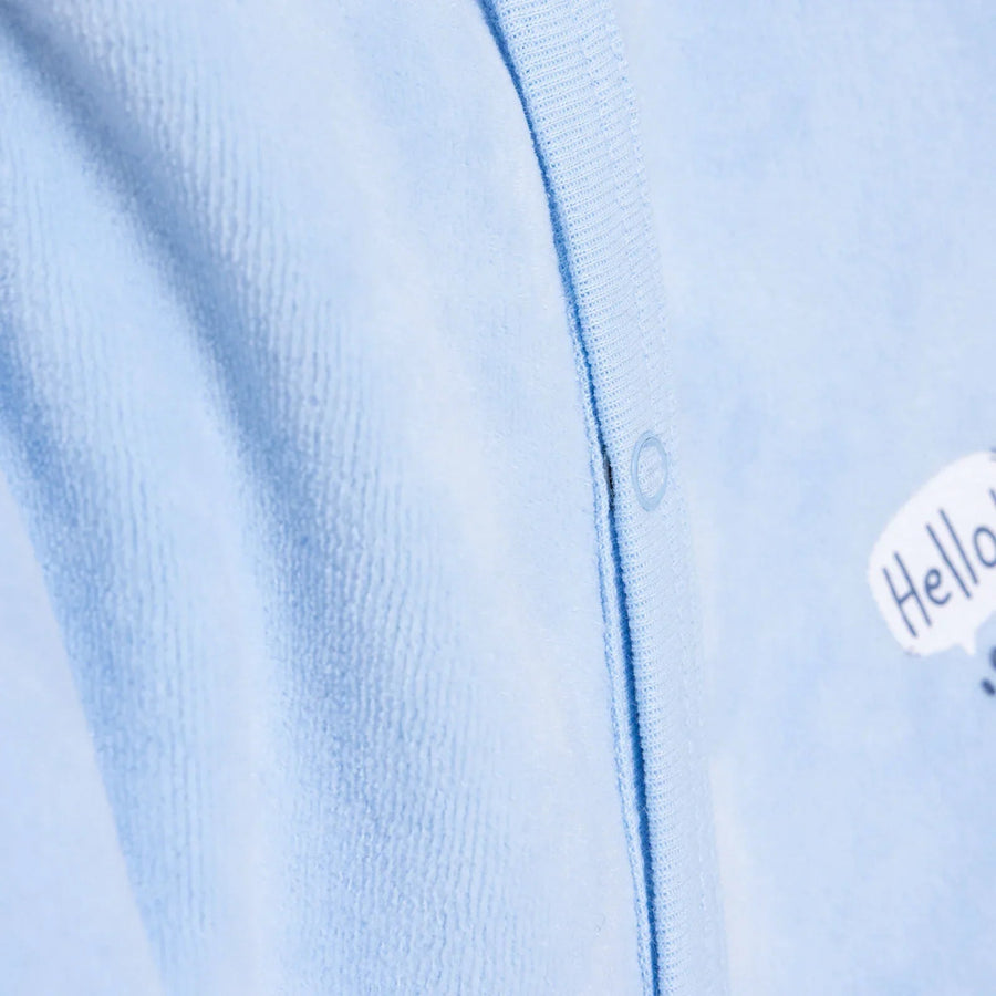 HelloBaby Newborn Vest - Light Blue - Miu Mau Collectibles