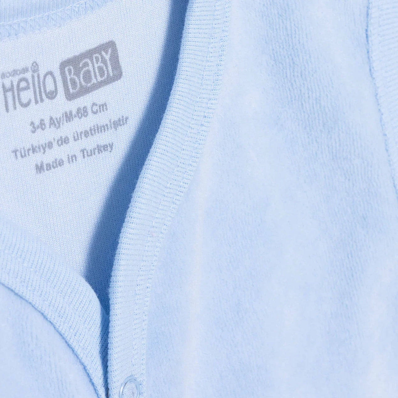 HelloBaby Newborn Vest - Light Blue - Miu Mau Collectibles