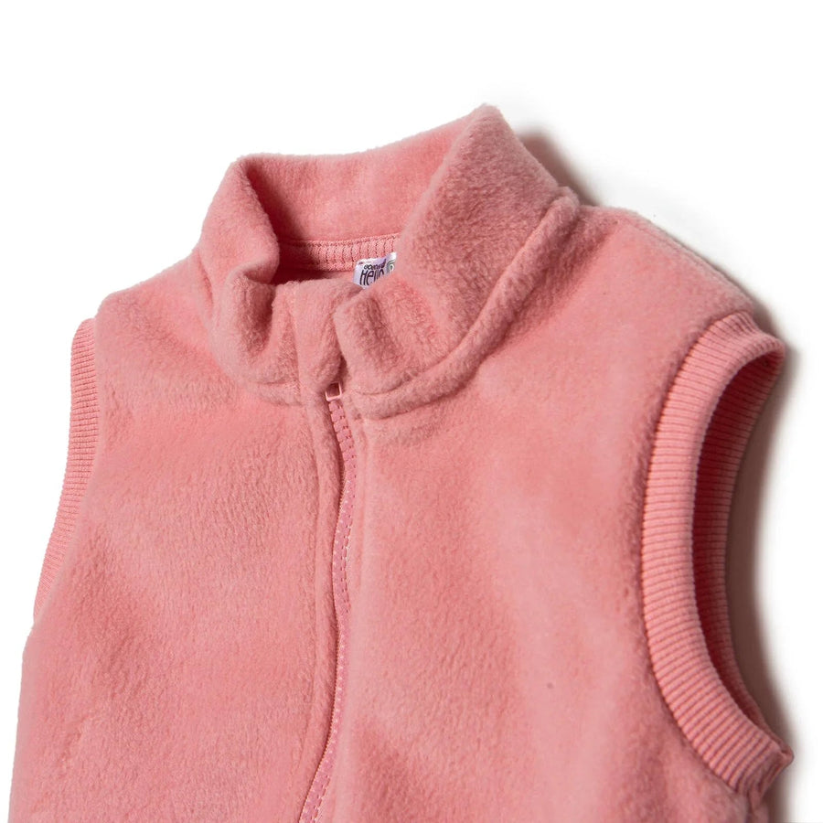 HelloBaby Polar Vest - Light Rose - Miu Mau Baby & Kids Store