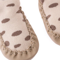 HelloBaby Rattle Socks - Ecru - Miu Mau Collectibles