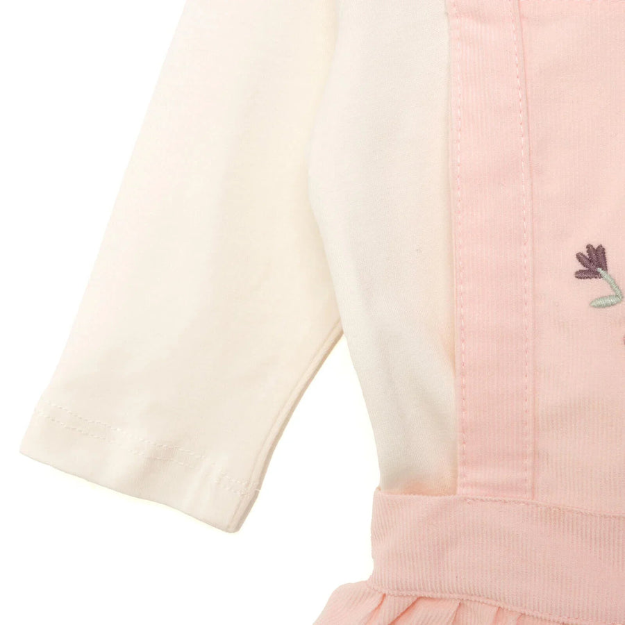 HelloBaby Salopette Skirt Blouse - Salmon - Miu Mau Collectibles