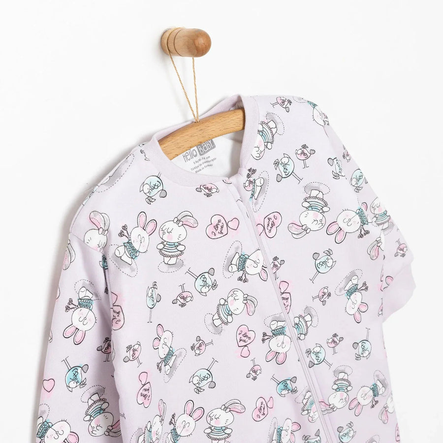 HelloBaby Sleepsuit - Purple - Miu Mau Collectibles