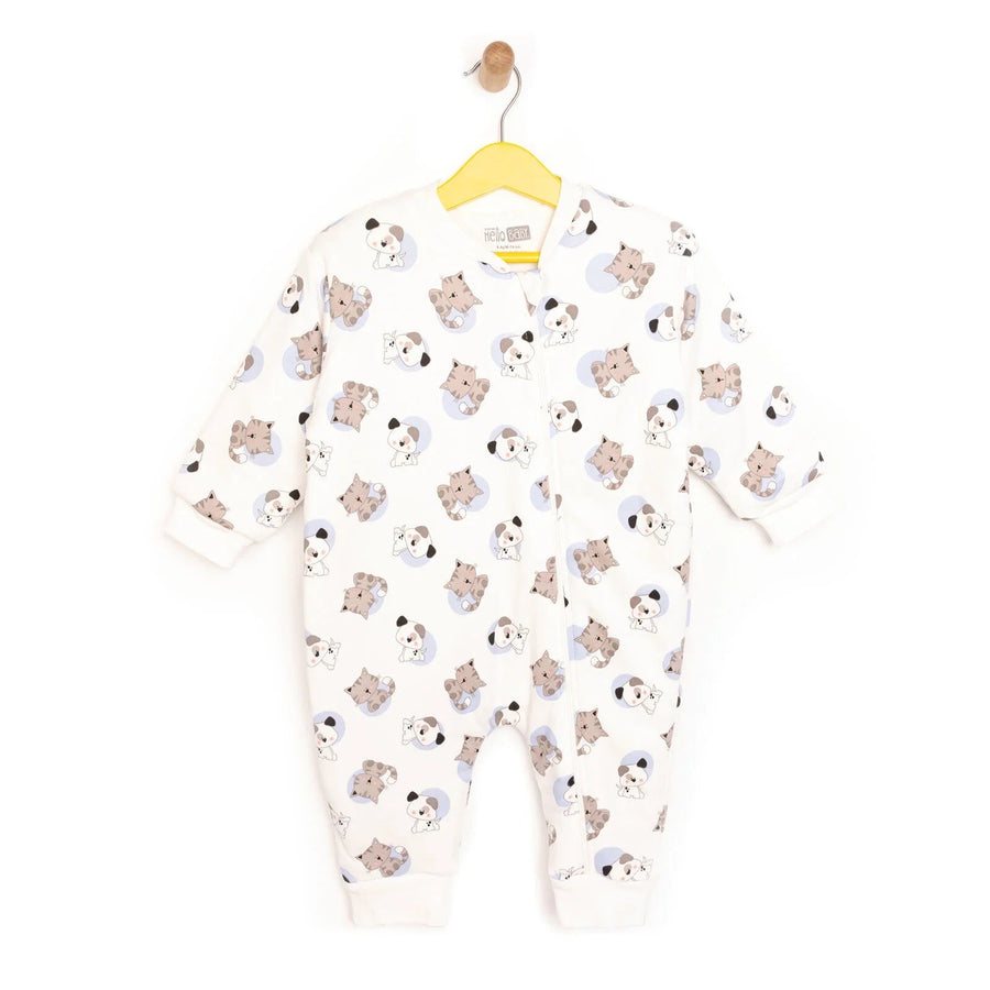 HelloBaby Sleepsuit - White - Miu Mau Collectibles