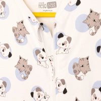 HelloBaby Sleepsuit - White - Miu Mau Collectibles