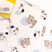 HelloBaby Sleepsuit - White - Miu Mau Collectibles