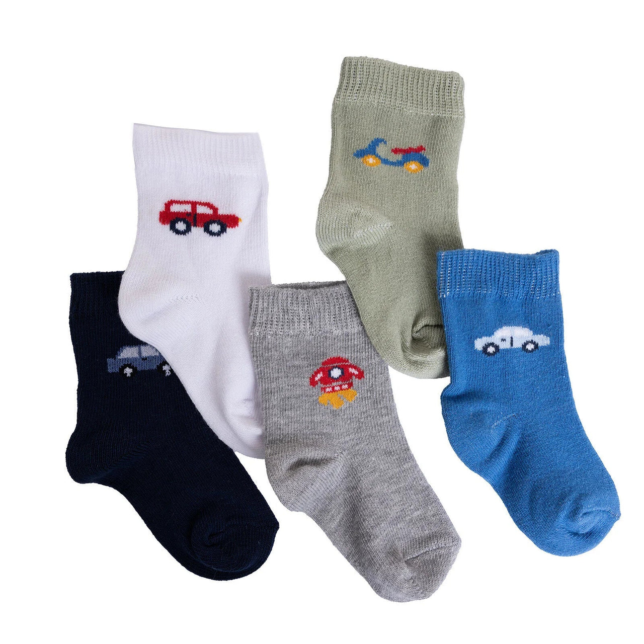 HelloBaby Socks 5 pcs - Blue - Miu Mau Collectibles
