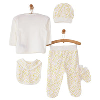 HelloBaby Sunshine 5 - Piece Newborn Set - Ecru - Miu Mau Collectibles
