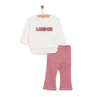 HelloBaby Sweatshirt Footless Bottom - Ecru - Miu Mau Collectibles