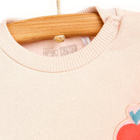 HelloBaby Sweatshirt - Footless Bottom - Pink - Miu Mau Collectibles