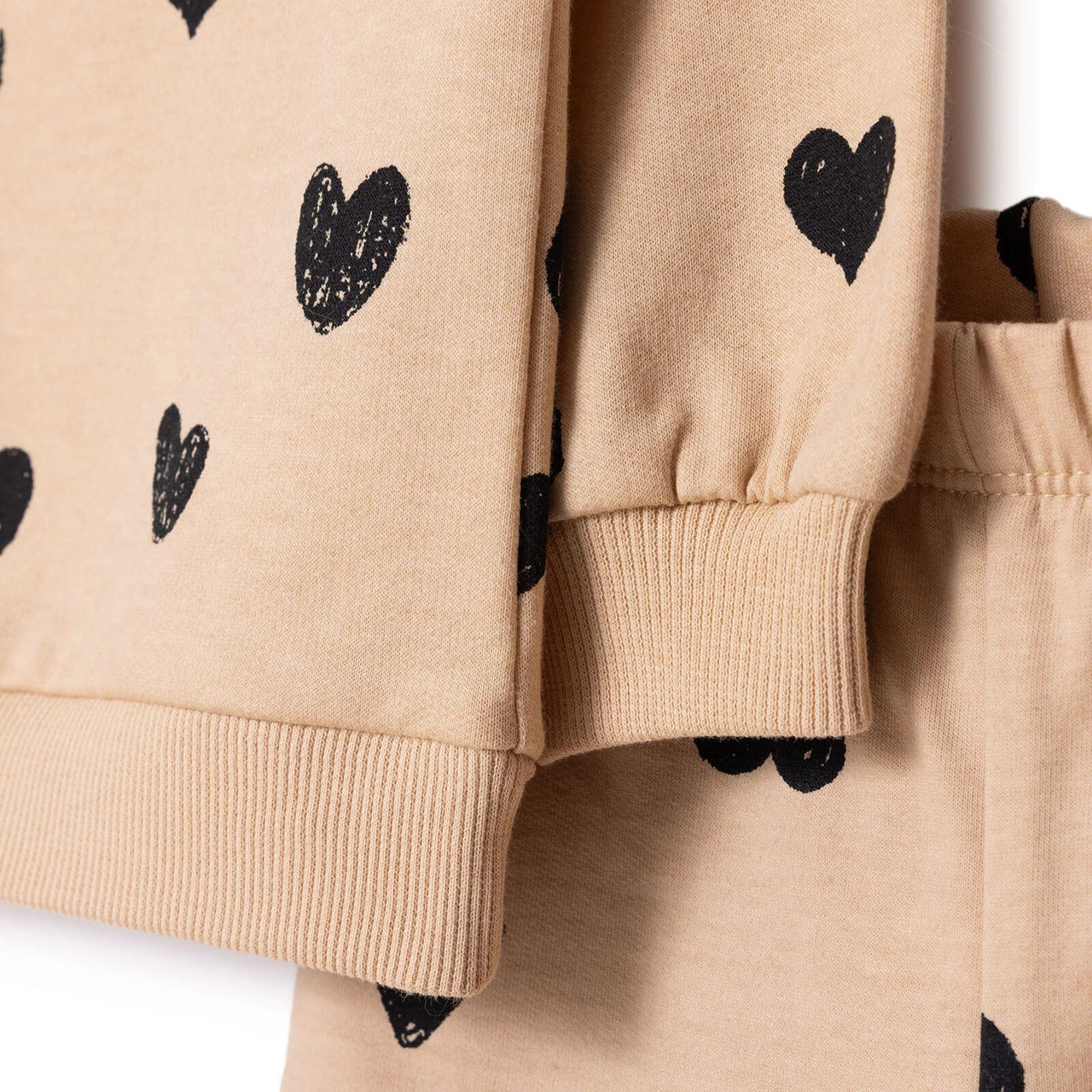 HelloBaby Sweatshirt Leggings - Beige - Miu Mau Collectibles