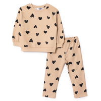 HelloBaby Sweatshirt Leggings - Beige - Miu Mau Collectibles