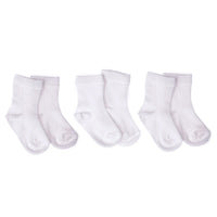 HelloBaby Unisex Baby Socks 3 Pack - White - Miu Mau Collectibles