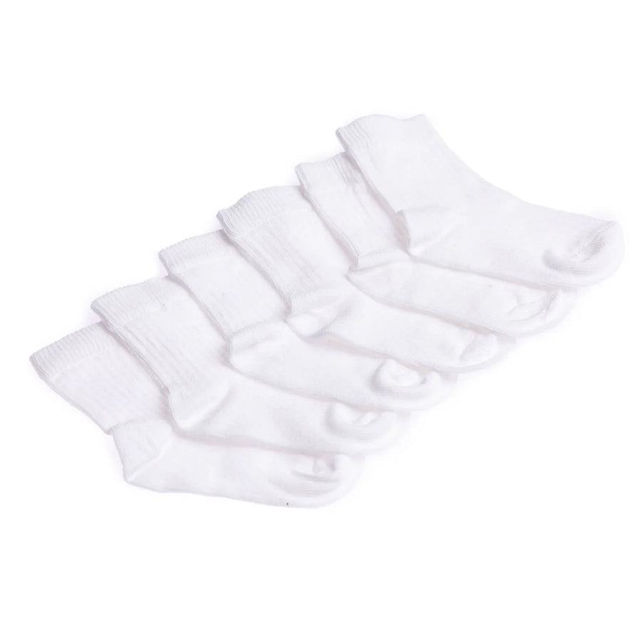 HelloBaby Unisex Baby Socks 3 Pack - White - Miu Mau Collectibles